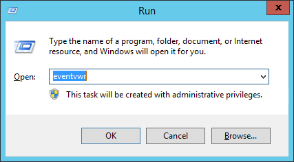 Windows run dialog